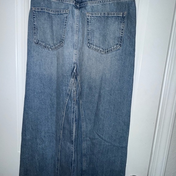 Mango Blue Denim Maxi  Skirt 'Venetia' new - Picture 6 of 11